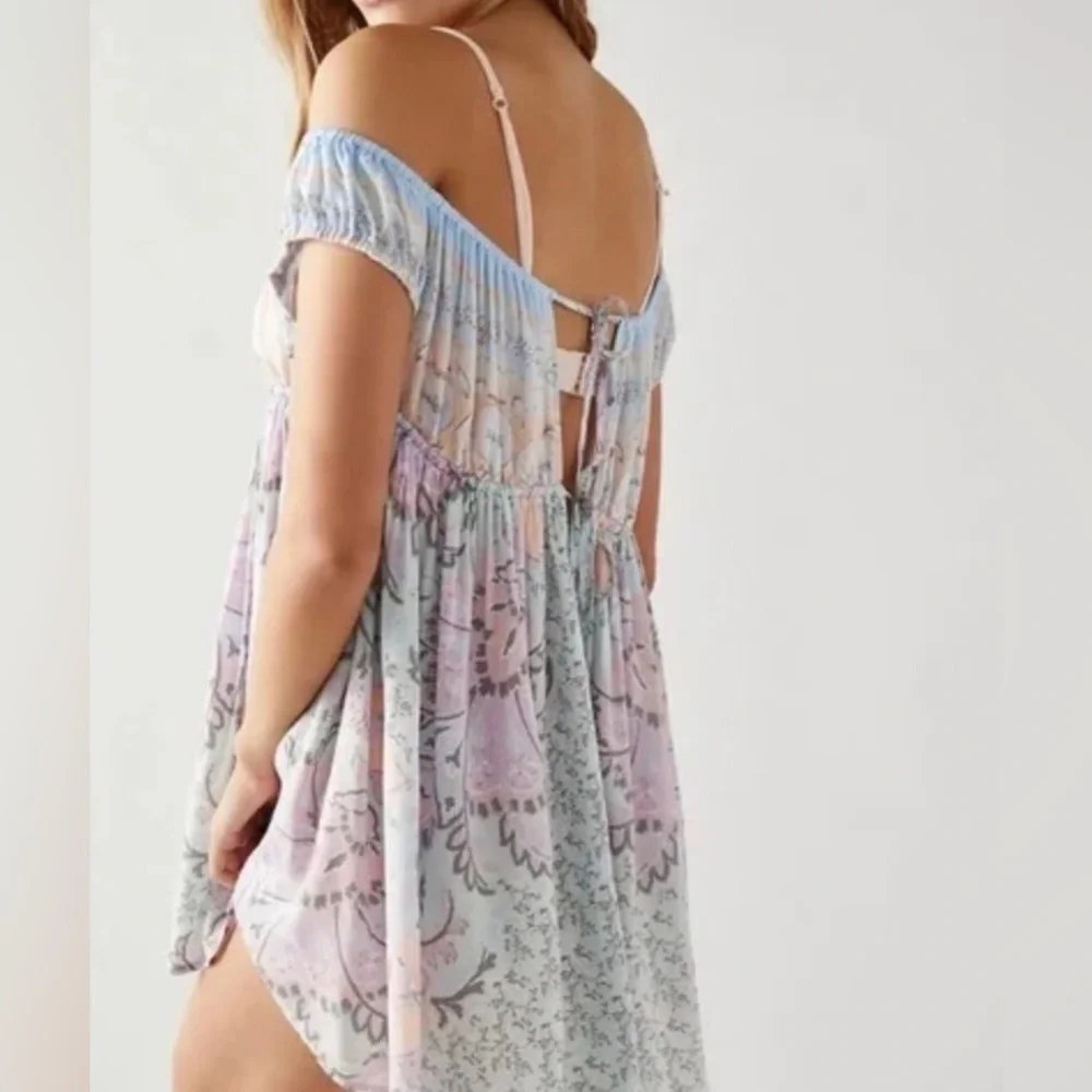 NWOT Free People Bali Mariposa Slip Dress